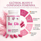 Bu-Glu refuerza Busto y Glúteo x 60 Cápsulas.